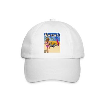 HAWAÏ - Casquette classique - blanc/blanc - Devant