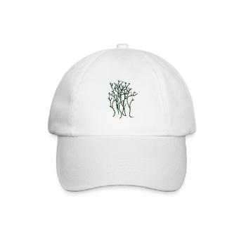 nature, amoureux de la nature, flore, jardin, plantes, fleur - Casquette classique - blanc/blanc - Devant