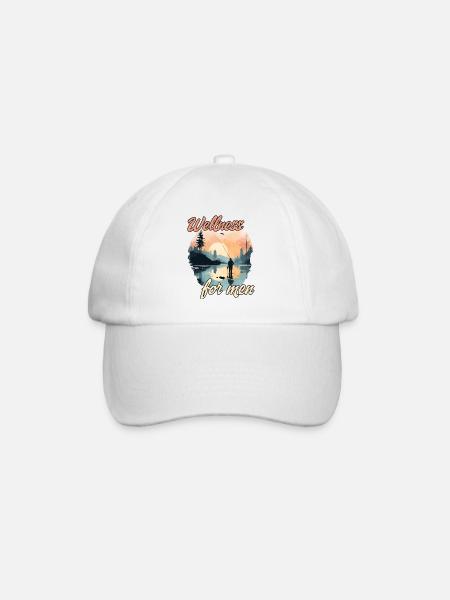 Angler Geschenk für Männer Angeltrip Fischer - Baseballkappe - Weiß/Weiß