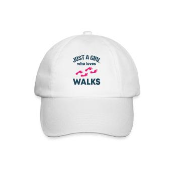 Cadeau d’amant de promenade simple - Casquette classique - blanc/blanc - Devant