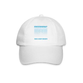 Plongée, Apnée, Apnée No Limit Apnée - Casquette classique - blanc/blanc - Devant
