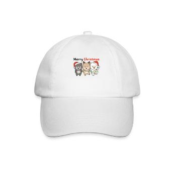 Alpaga Noël Animaux D’hiver Alpaga - Casquette classique - blanc/blanc - Devant