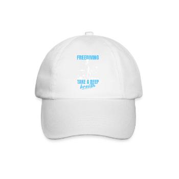 Plongée, Apnée, Apnée No Limit Apnée - Casquette classique - blanc/blanc - Devant
