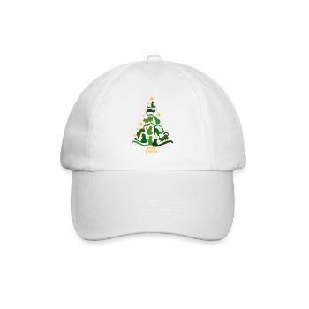 Miaou Noël - chat - cadeau de sapin de Noël - Casquette classique - blanc/blanc - Devant