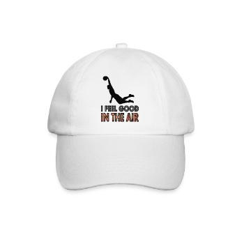 Basket-ball jouant joueur de baskteball Dunk cadeau - Casquette classique - blanc/blanc - Devant