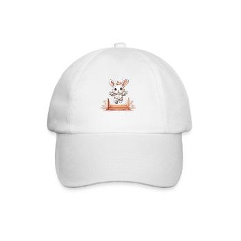Kaninhop Mouvement amusant pour votre lapin Kaninhop - Casquette classique - blanc/blanc - Devant