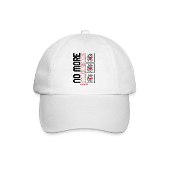 Native American Shirt, No More Stolen Sisters Tee - Baseball Cap - white/white - Front