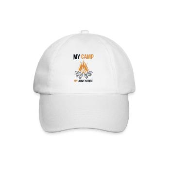 Mon Camp My Adventure Tentes Glamping Camping - Casquette classique - blanc/blanc - Devant