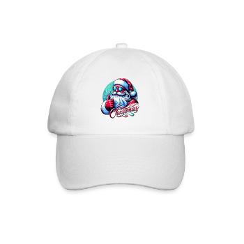 Joyeux Noël Père Noël - Casquette classique - blanc/blanc - Devant