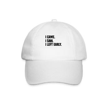 Misanthrope Antisocial Introvert - Baseball Cap - white/white - Front