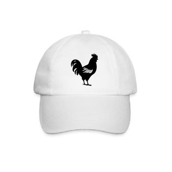 Poule - Casquette classique - blanc/blanc - Devant