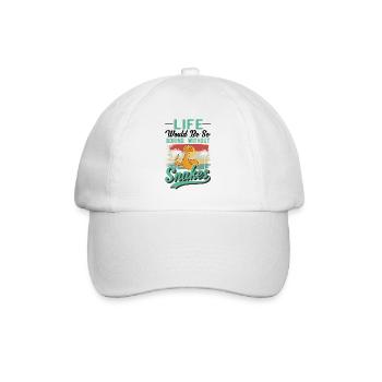 Snake Owner Snake Lover - Baseball Cap - white/white - Front