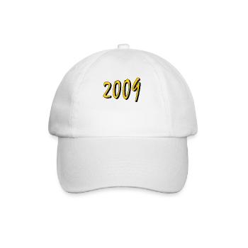 BIRTHDAY YEAR 2009 - Baseball Cap - white/white - Front