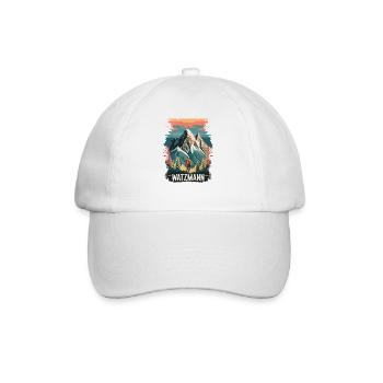 Watzmann Randonnée - Berchtesgaden, Alpes, Bavière - Casquette classique - blanc/blanc - Devant
