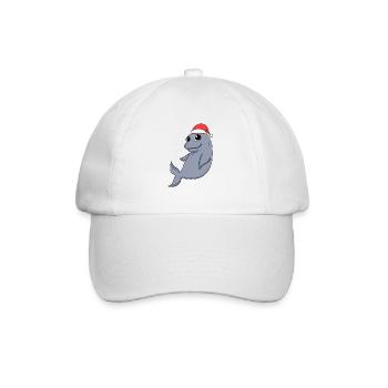 Dugong Christmas - Baseball Cap - white/white - Front