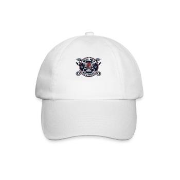 Real Men Mechatronics Technician Car Mechanic Master Automotive - Baseball Cap - white/white - Front