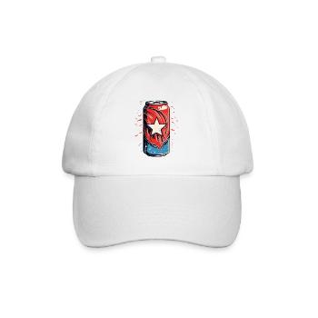 A star and a tin - Baseball Cap - white/white - Front