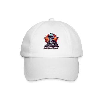 Lève-toi et brille, squelette cool - Casquette classique - blanc/blanc - Devant