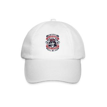 Some People Call Me Mechanic Most Important Call - Baseball Cap - white/white - Front