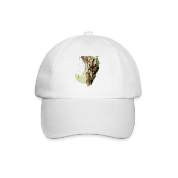 Aventure en montagne : l’escalade en moulinette pour les amoureux de la nature - Casquette classique - blanc/blanc - Devant