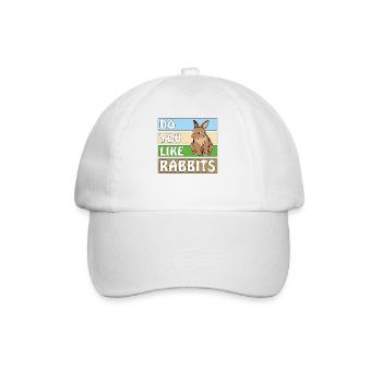 AIMEZ-VOUS LES LAPINS - Casquette classique - blanc/blanc - Devant