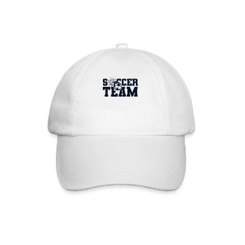 Soccer Team Futbol Soccer Goal Keeper Coach - Baseball Cap - white/white - Front