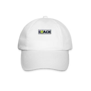 Coach Lover Player Professional Trainer Tennis - Baseballkappe - Weiß/Weiß - Vorne
