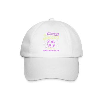Frauenfußball, Fußball Frauen Soccer Damenfußball - Baseballkappe - Weiß/Weiß - Vorne