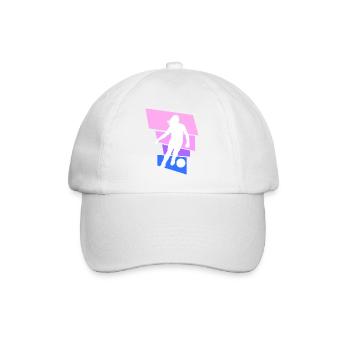 Frauenfußball, Fußball Frauen Soccer Damenfußball - Baseballkappe - Weiß/Weiß - Vorne