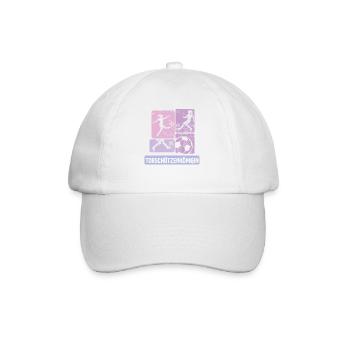 Frauenfußball, Fußball Frauen Soccer Damenfußball - Baseballkappe - Weiß/Weiß - Vorne