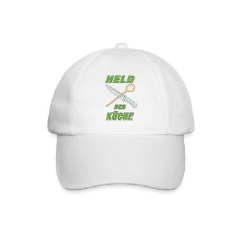 HELD DER KÜCHE - Baseballkappe - Weiß/Weiß - Vorne