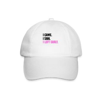 Misanthrope Antisocial Introvert - Baseball Cap - white/white - Front