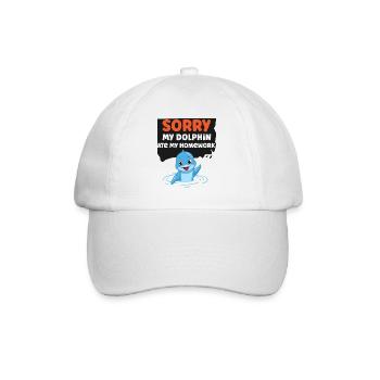 Dauphin Désolé Mon dauphin a mangé mon - Casquette classique - blanc/blanc - Devant