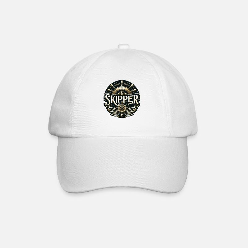 Skipper - Baseballkappe - Weiß/Weiß