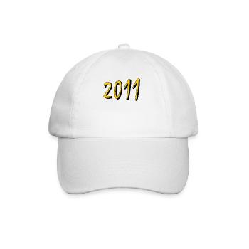 BIRTHDAY YEAR 2011 - Baseball Cap - white/white - Front