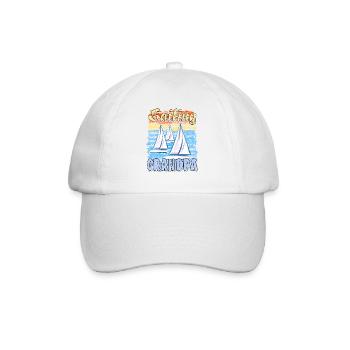 BOOTE SAILING GRANDPA - Baseballkappe - Weiß/Weiß - Vorne