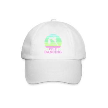 Pole dance danseuse, pole dance, pole dance - Casquette classique - blanc/blanc - Devant