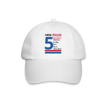 New York City Five Boroughs Love New York Bronx - Baseball Cap - white/white - Front