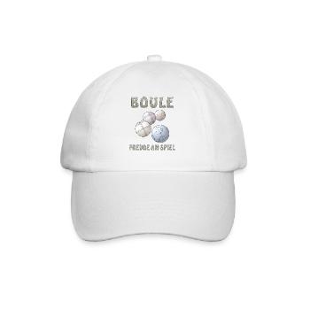 BOULE FREUDE AM SPIEL - Baseballkappe - Weiß/Weiß - Vorne
