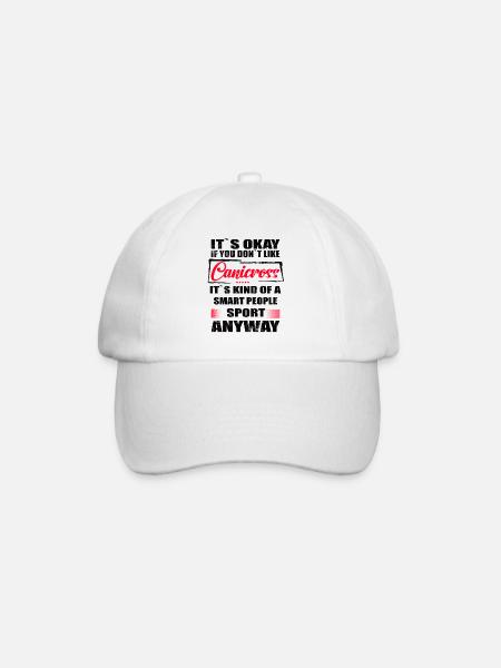 Ce n’est pas grave si vous n’aimez pas le canicross - Casquette classique - blanc/blanc