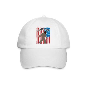 Bigfoot Patriot USA Flag Catcher - Baseball Cap - white/white - Front