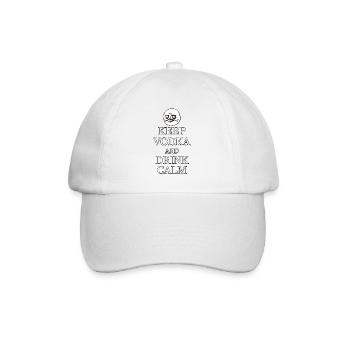 funny booze party gadgets vodka party drinkers - Baseball Cap - white/white - Front