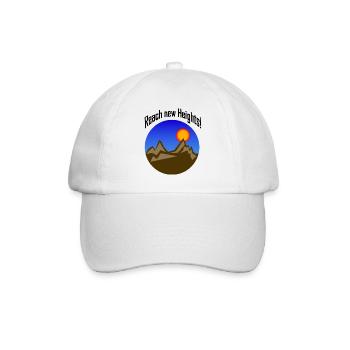 Atteignez de nouveaux sommets ! - Casquette classique - blanc/blanc - Devant