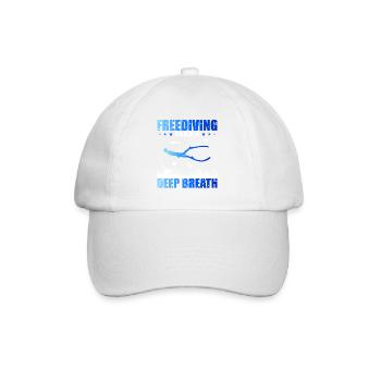 Diving, Apnea Diving, Apnea No Limit Freediving - Baseball Cap - white/white - Front