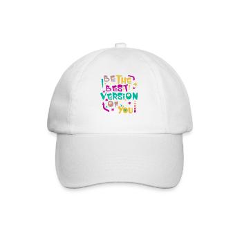 BE THE BEST VERSION OF YOU - Baseballkappe - Weiß/Weiß - Vorne
