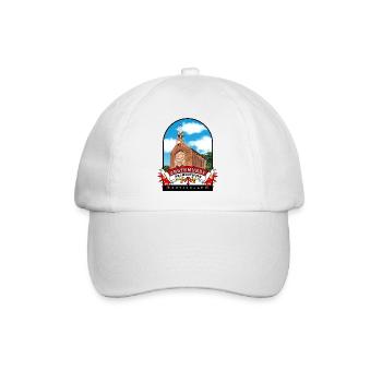 Deutschland Angermünde Brandenburg Vintage - Baseballkappe - Weiß/Weiß - Vorne