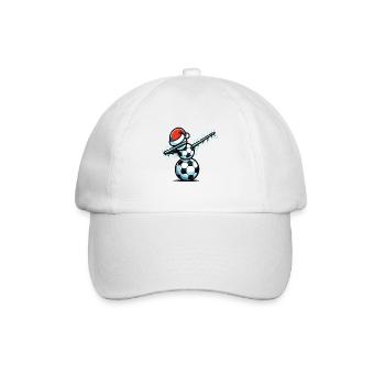 Snowman Dabbing Snowman Dab Snowmen - Baseball Cap - white/white - Front