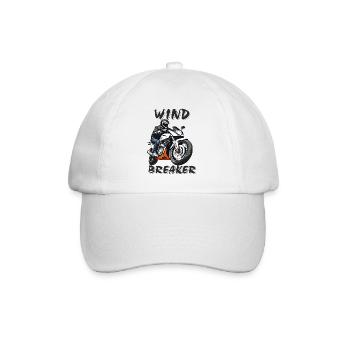 MOTORRAD WINDBREAKER - Baseballkappe - Weiß/Weiß - Vorne