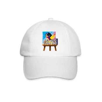 L’ARTISTE FAIT L’IMAGE - Casquette classique - blanc/blanc - Devant