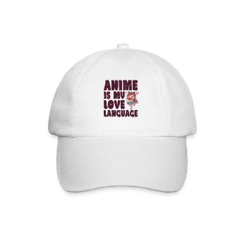 Cute Japanese Manga Women Girls Gift Otaku Kawaii - Baseballkappe - Weiß/Weiß - Vorne